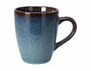Чашка 350ml Reactiv Glaze, синяя, керамика