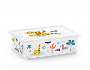 Коробка с крышкой C-box L Wild Animals 27l, 55X39XH17cm