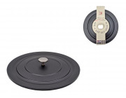Крышка 28cm с алюминиевой ручкой Pinti Tradition Pro Black