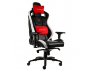 Игровое кресло Noblechairs Epic, Искусственная кожа, Черный/Красный/Белый