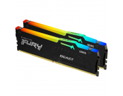 Оперативная память Kingston FURY Beast RGB, DDR5 SDRAM, 6000 МГц, 16Гб, KF560C40BBAK2-16