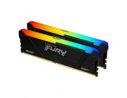 Оперативная память Kingston FURY Beast RGB, DDR4 SDRAM, 3200 МГц, 32 Гб, KF432C16BB12AK2/32