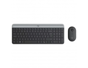 Клавиатура и мышь Logitech MK470, Беспроводное, Графитовый