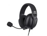Игровая Гарнитура Havit Fuxi-H5d, Проводной аналоговый, Чёрный