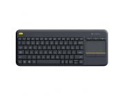 Клавиатура Logitech K400 Plus, Беспроводное, Чёрный