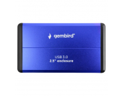 Внешний корпус Gembird EE2-U3S-2-B, Синий (EE2-U3S-2-B)