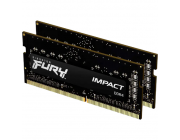 Оперативная память Kingston FURY Impact, DDR4 SDRAM, 3200 МГц, 16Гб, KF432S20IBK2/16