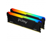 Оперативная память Kingston FURY Beast RGB, DDR4 SDRAM, 3200 МГц, 64Гб, KF432C16BB2AK2/64