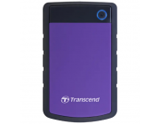 Внешний портативный жесткий диск Transcend StoreJet 25H3P, 1 ТБ, Серый/Фиолетовый (TS1TSJ25H3P)