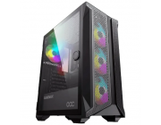 Компьютерный корпус Gamemax Brufen C1, Midi-Tower, Без блока питания, Чёрный