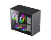 Компьютерный корпус Gamemax SPARK, Mini-Tower, Без блока питания, Чёрный