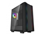 Компьютерный корпус Deepcool CC560 ARGB V2, Midi-Tower, Без блока питания, Чёрный