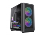 Компьютерный корпус Gamemax F36 BK, Mini-Tower, Без блока питания, Чёрный