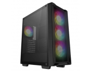 Компьютерный корпус Deepcool CC560 Mesh V2, Midi-Tower, Без блока питания, Чёрный