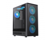 Компьютерный корпус Gamemax Storm 2 AB, Midi-Tower, Без блока питания, Чёрный