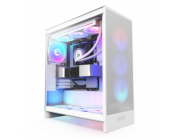 Компьютерный корпус NZXT H7 Flow RGB, Midi-Tower, Без блока питания, Белый