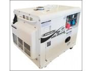 DIESEL GENERATOR JDP6000-LDE3A/400/230V/THREE PHASE/ATS - Silent Type, Air-cooled