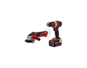 Набор угловая шлифовальная машина + шуруповёрт Einhell TE-TK 18/2 Li Kit (CD+AG) 115 мм 18 В 8500 об/мин
