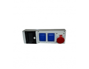 Блок с 3 розетками Scame 632D.223 5P 32A IP44