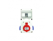 Блок розеток Scame 633.RO0024 5P 16 A IP44