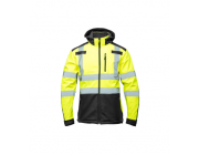 Куртка светоотражающая FLASH SOFTSHELL M Жёлтый/Синий BRIXTON