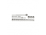 Набор головок с трещоткой TOY58150 3/4'' шестигранное 20 Toya