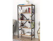 Книжный шкаф с 5 отделениями Smyrna Nex Home 64 x 30 x 157 см, Дуб