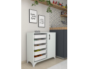 Набор для хранения с 5 отделениями Kayra Nex Home 77 x 30 x 77 см, Белый