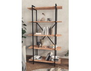 Книжный шкаф с 5 отделениями Teos Nex Home 90 x 29,7 x 159 см, Дуб
