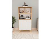 Книжный шкаф с 5 отделениями Smyrna Nex Home 64 x 30 x 127 см, Дуб/Белый