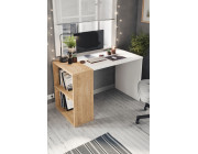 Офисный стол Smyrna Nex Home 120 x 60 см, Дуб/Белый