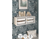 Настенный комплект для хранения с 4 отделениями Ayca Nex Home 89 x 31 x 30 см Белый
