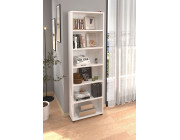Книжный шкаф с 6 отделениями ДСП Nex Home 55,5 х 20 х 174 см, Белый