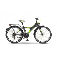 Велосипед Pole Position Y 24" 21-G TX 35 14 Winora black/grey/green matt FS 33 Велосипед Pole Position Y 24" 21-G TX 35 14 Winora black/grey/green matt FS 33