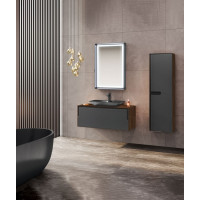 Mobilier de baie ORKA Craft 100 Kompact laminat ceviz (10SY50065SV) Mobilier de baie ORKA Craft 100 Kompact laminat ceviz (10SY50065SV)