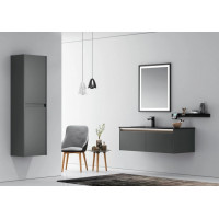 Mobilier de baie ORKA Lisbon 110 Antracite Matt Mobilier de baie ORKA Lisbon 110 Antracite Matt
