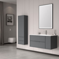 Dulap penal ORKA Solid 138x40x32 Anthracite matt