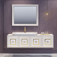 Mobilier de baie ORKA Style 160 White Gold (310200200308)