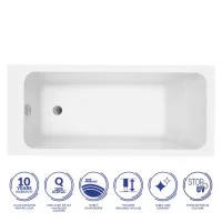 Cada acril Cersanit Blissa 1600 s301-139+suport Cada acril Cersanit Blissa 1600 s301-139+suport