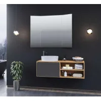 Mobilier de baie ORKA Boxes 120 Smoked Mese