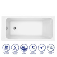 Cada acril Cersanit Blissa 1500 s301-138+suport Cada acril Cersanit Blissa 1500 s301-138+suport