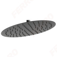 Dus plafon FERRO d.300 DSN07BL negru inox