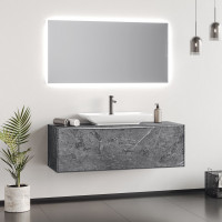 Mobilier de baie ORKA Mono 120cm Macael Mobilier de baie ORKA Mono 120cm Macael