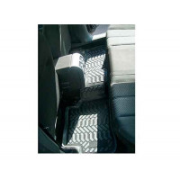 62063 VW Passat (B6) (2005-2010) салон (3D с подпятником) (Крепеж) резиновые коврики/acop. de podea din cauciuc