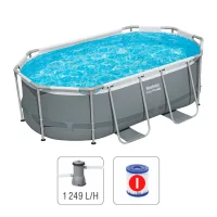 Bestway Бассейн STEEL PRO MAX Oval 305x200x84 см, 3668Л, металлический каркас