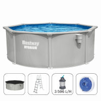 Bestway Бассейн Hydrium 366×122 см, 10990 Л, металлический каркас