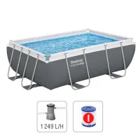 Bestway Бассейн STEEL PRO MAX Rectangular 282x196x84 см, 3662Л, металлический каркас