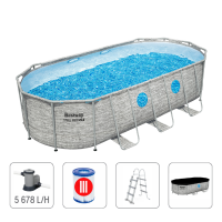 Bestway Бассейн STEEL PRO MAX Oval 549х274х122 см, 13430Л, металлический каркас
