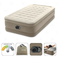 INTEX Надувная кровать “Velur Ultra Plush” 99х191х46 см, встр.нас. 220В, до 136 кг INTEX Надувная кровать “Velur Ultra Plush” 99х191х46 см, встр.нас. 220В, до 136 кг