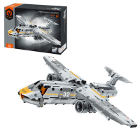 Set de construcție iM Master Mechanical Master – „Avion militar”, 329 piese Set de construcție iM Master Mechanical Master – „Avion militar”, 329 piese